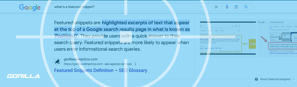 Featured snippet targeting