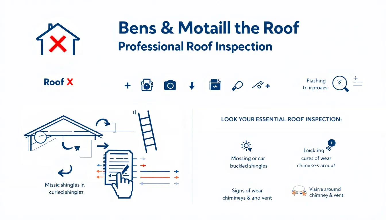 Maintaining your roof between inspections.