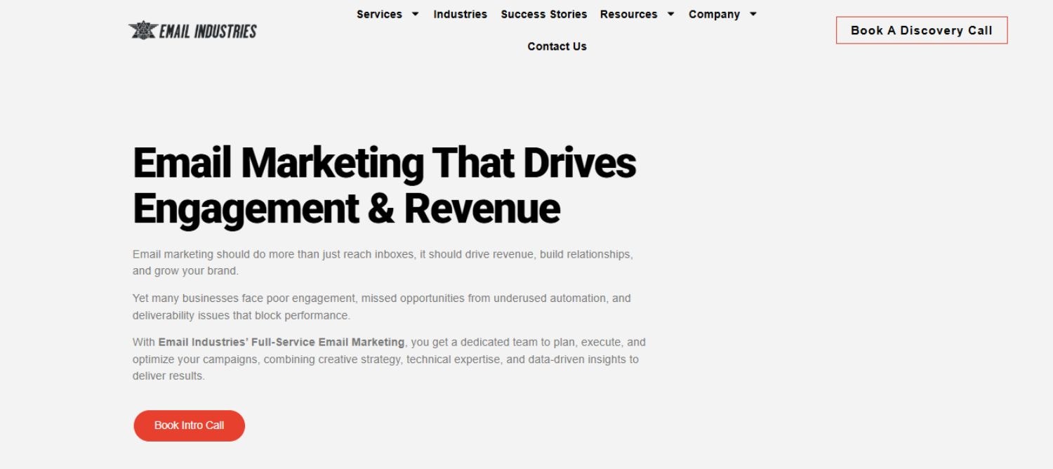 Email Industries – Veteran Email Marketing Firm with Technical Depth