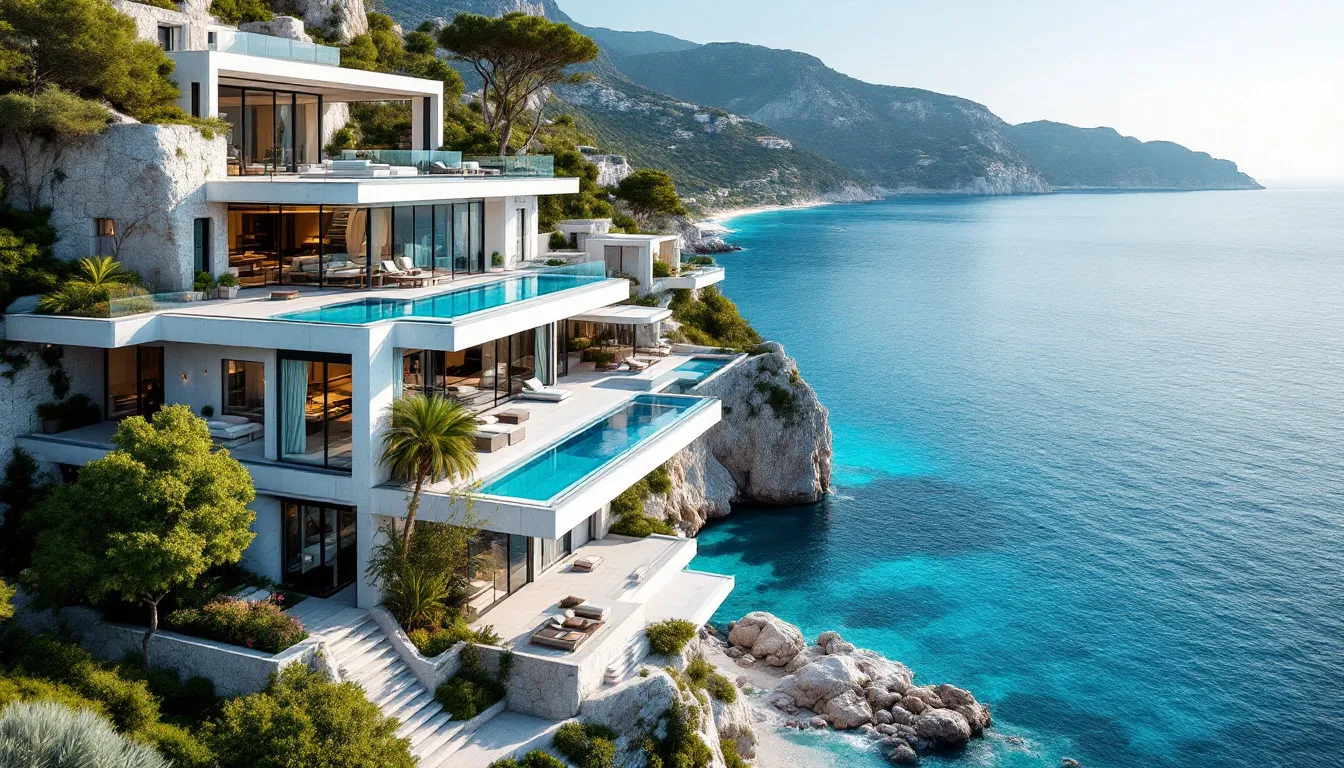 A modern new development in Marbella, showcasing contemporary architecture and luxurious amenities.