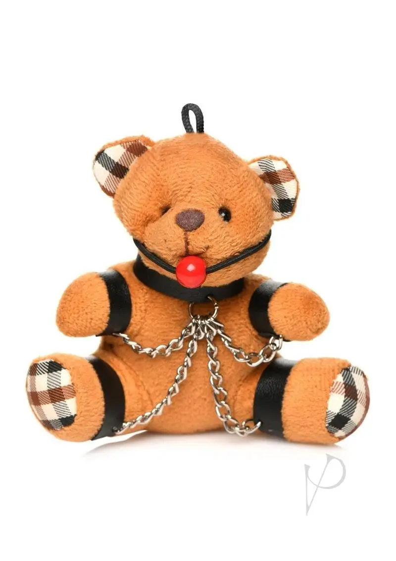 Master Series Gagged Teddy Bear Keychain