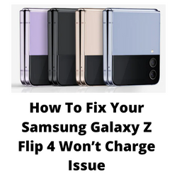 Why is my z Flip not charging?
