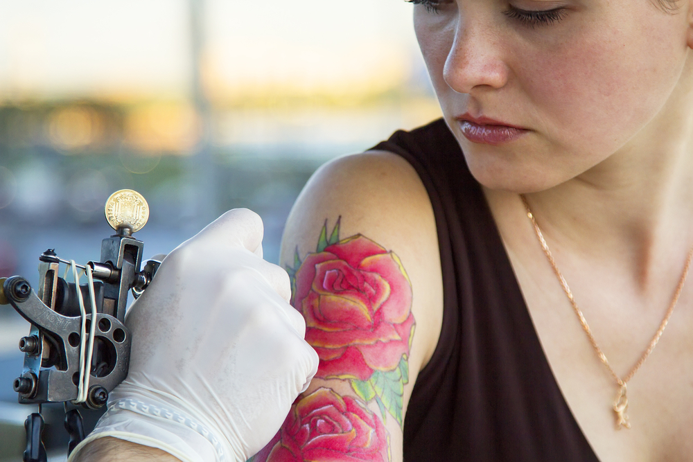 Making of Colorful Arm Tattoo