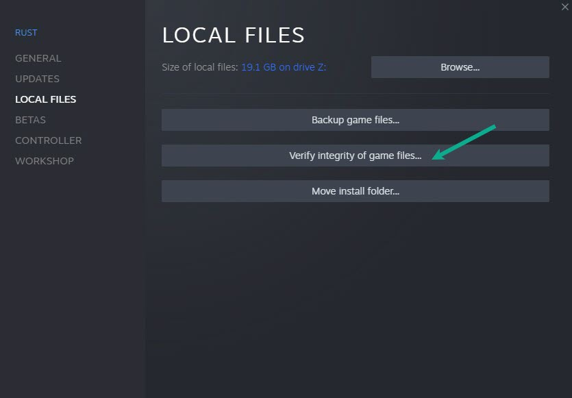 How to Fix RUST FPS Drop Issue on PC 8 Click Verify integrity of game files