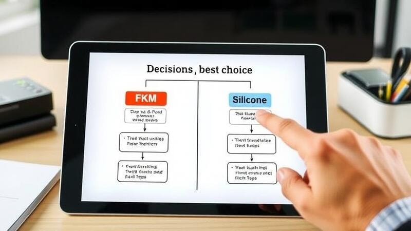 choice between fkm and silicone for dynamic applications
