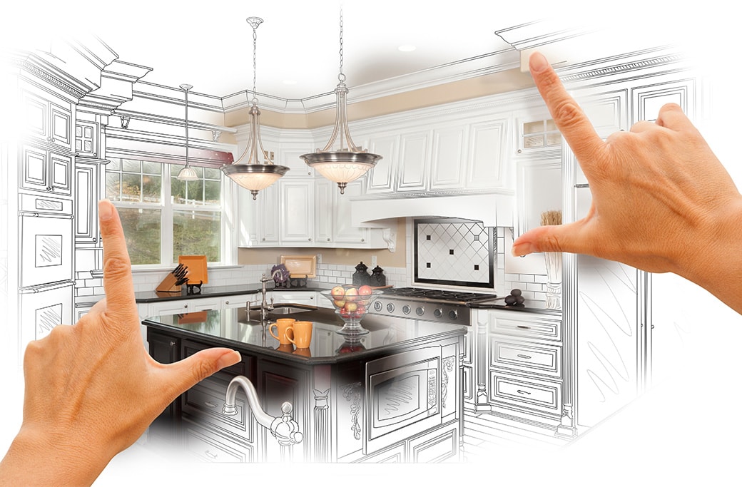 A step-by-step visual guide to the kitchen remodel process.