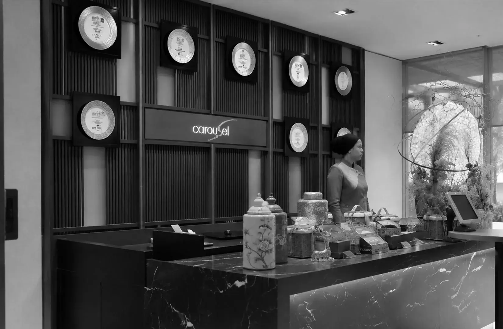 Carousel Singapore buffet interior with elegant dining spaces and modern décor.