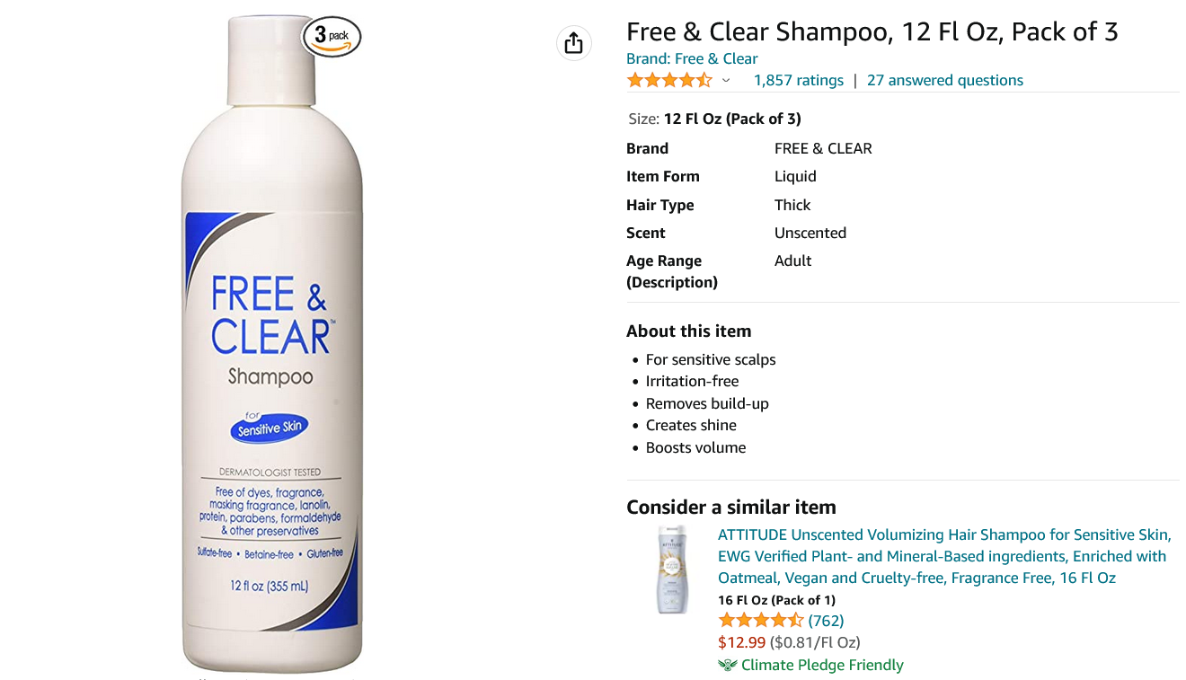 Best shampoo for itchy scalp? Yeroku