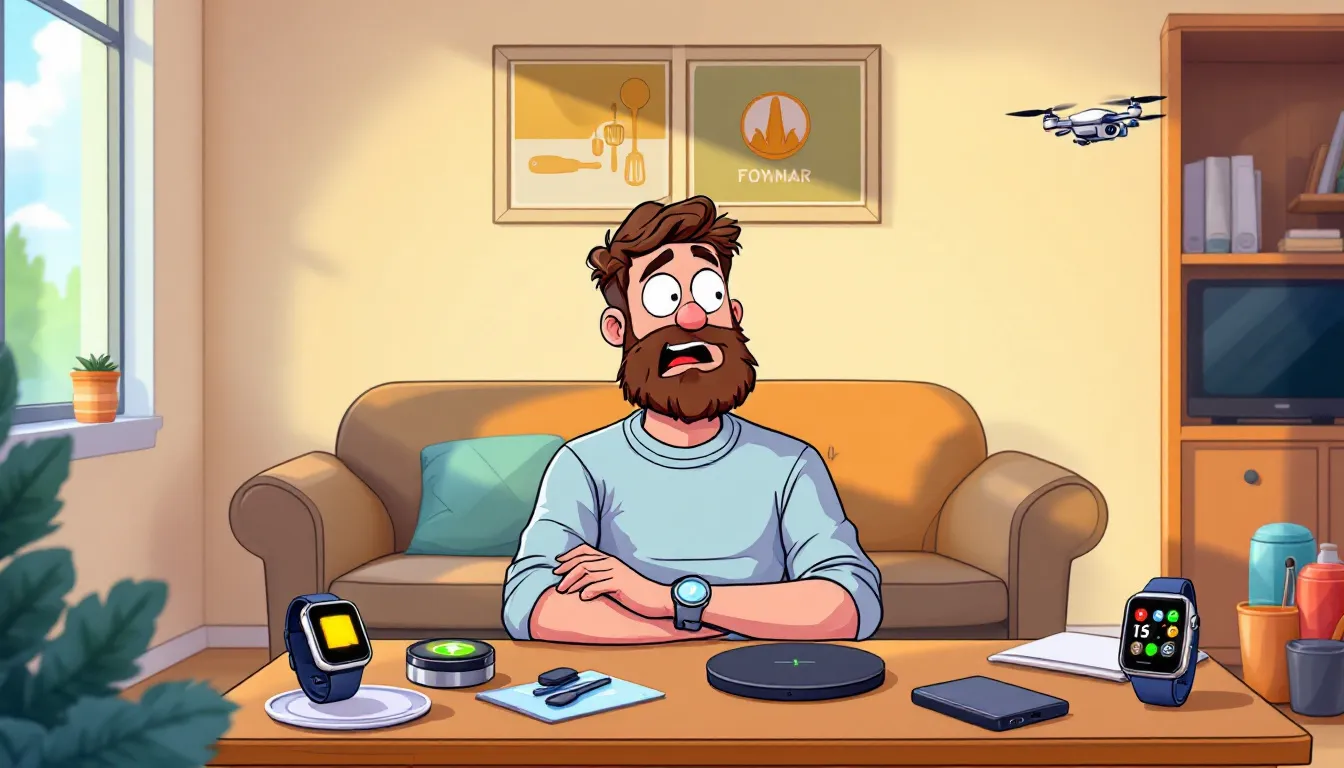 A collection of practical tools and tech gifts for dad, showcasing upgrades he didn't know he needed.