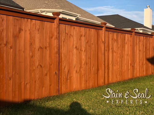 Auburn red fence stain