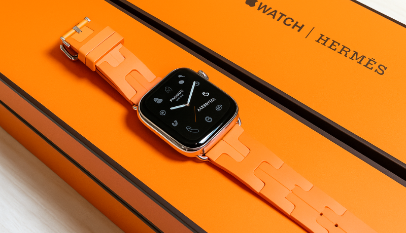 hermès leather bands