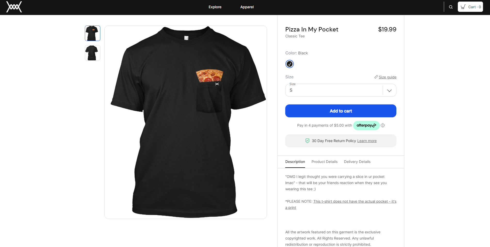 Teespring Product Listing