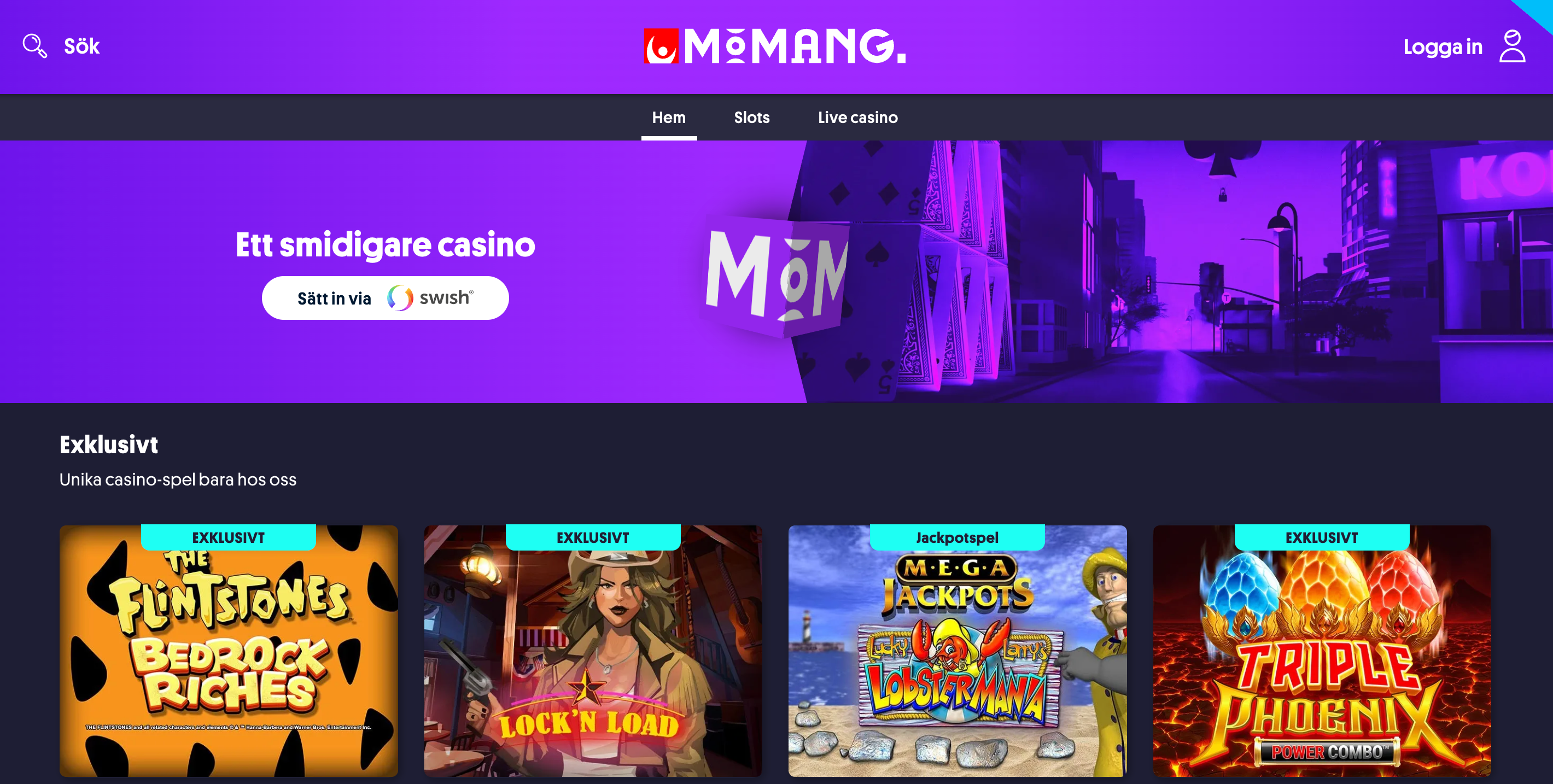 Momang - ett casino online av svenska spel