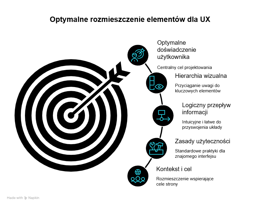 Jak na etapie makiety strony internetowej zaplanować rozmieszczenie elementów dla optymalnego doświadczenia użytkownika (UX)?
