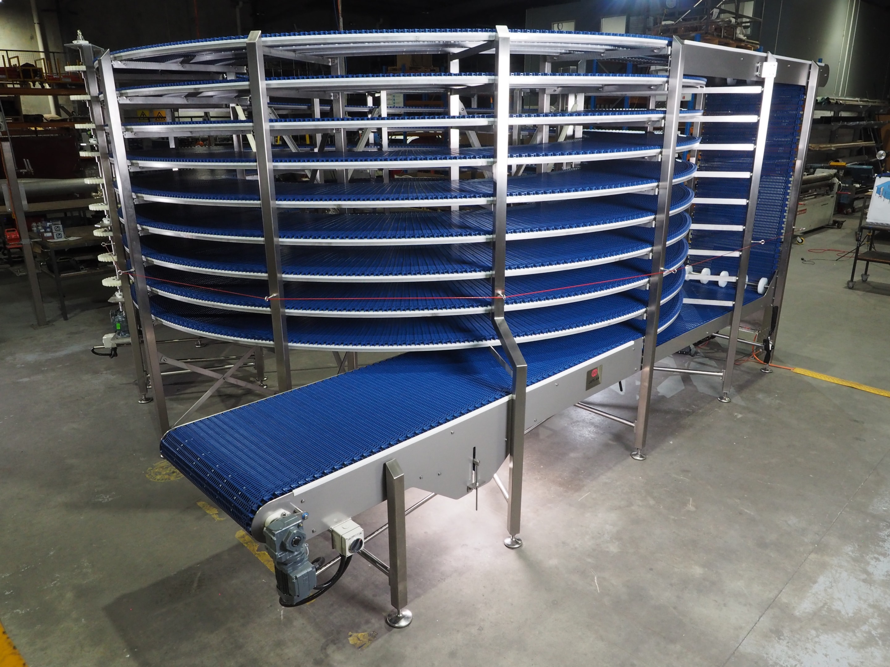 spiral designed conveyors