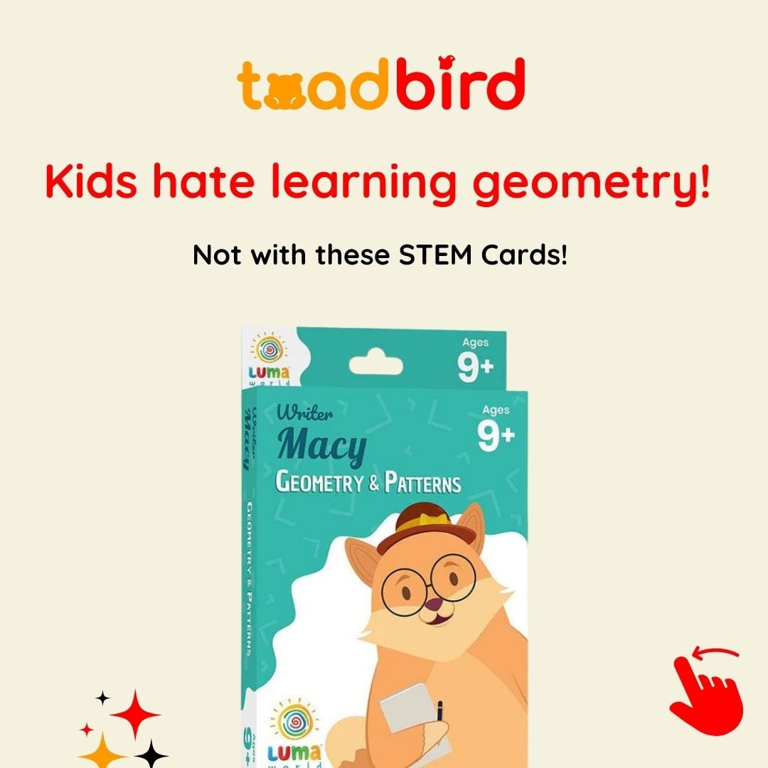 Writer Macy Flashcards - Geometry and Patterns - Age 9+