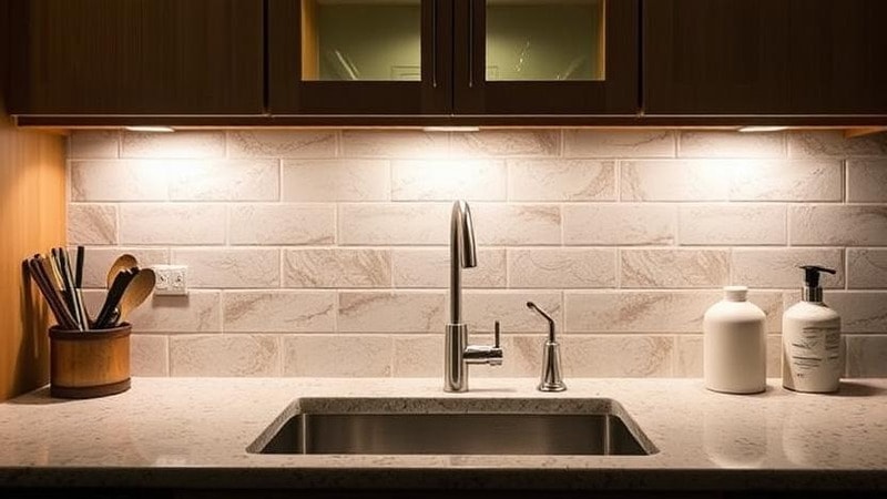 Under-Cabinet Lighting over kitchen sink