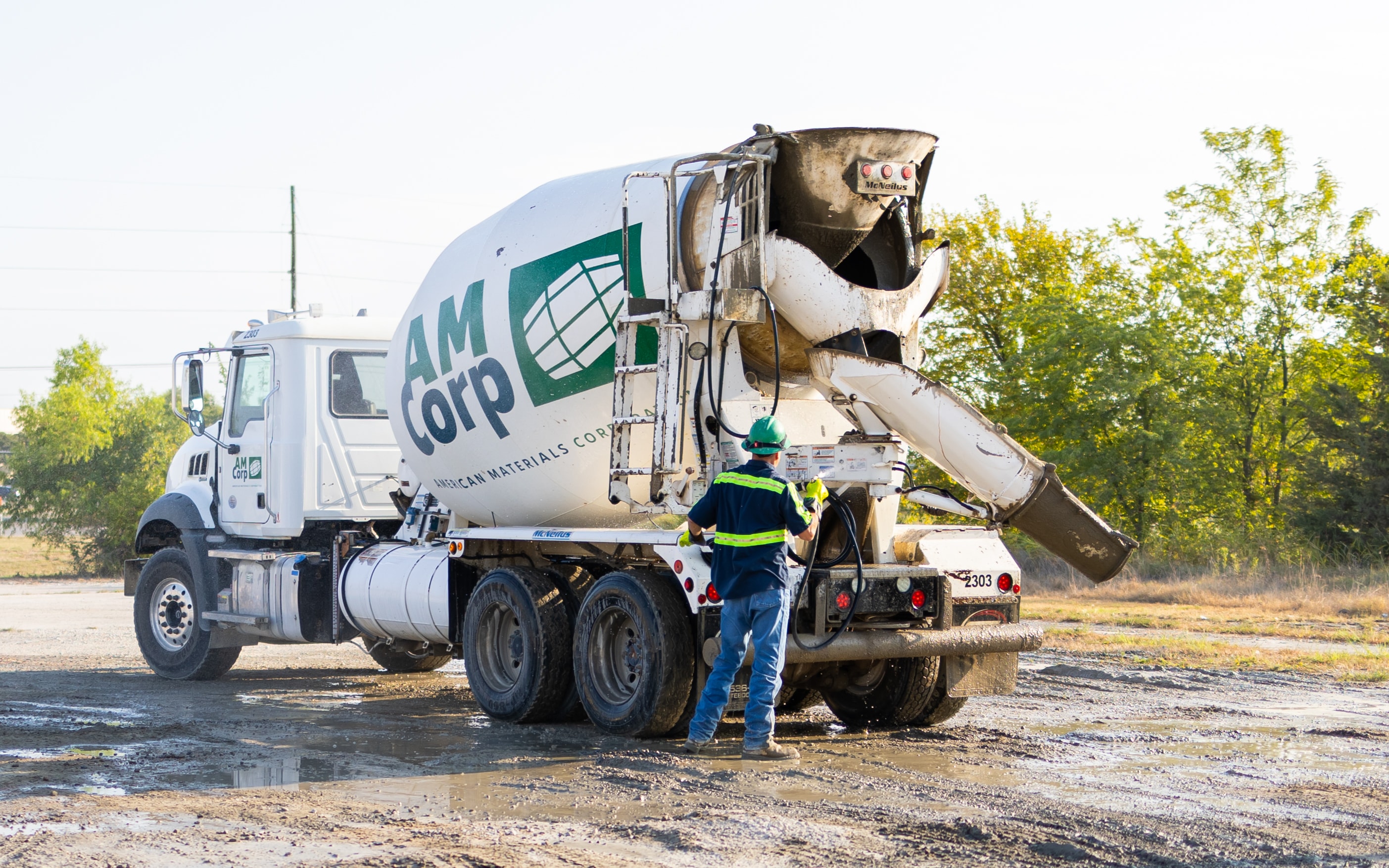 Poor site preparation when pouring concrete