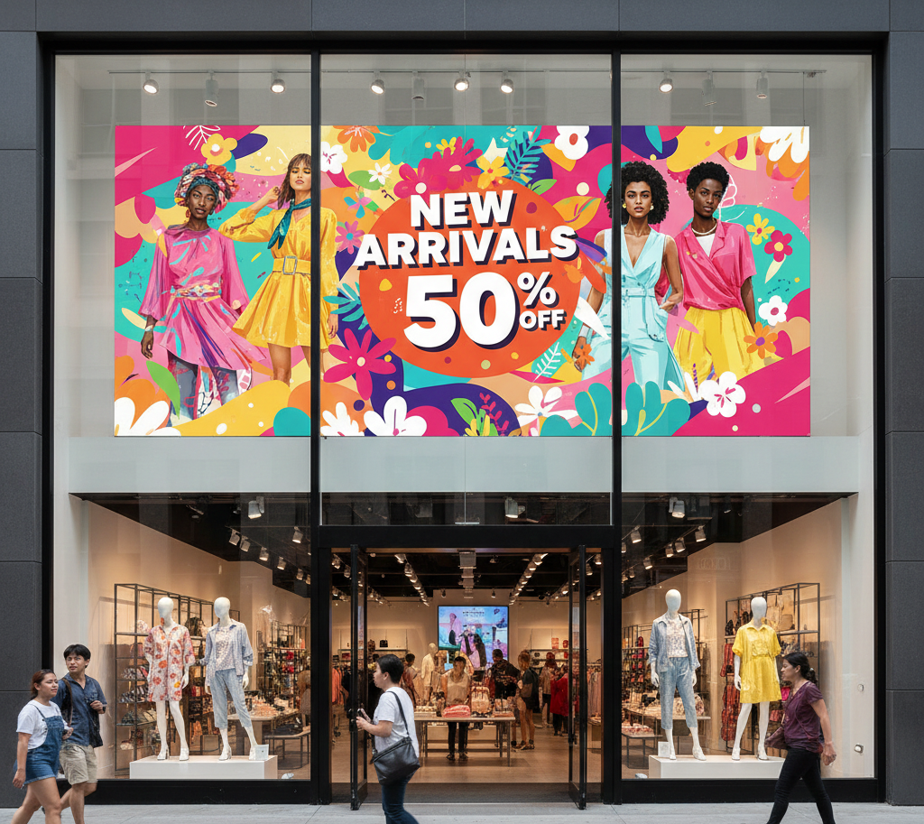 What Are the Different Types of Outdoor Signage? 12 window decals and graphics