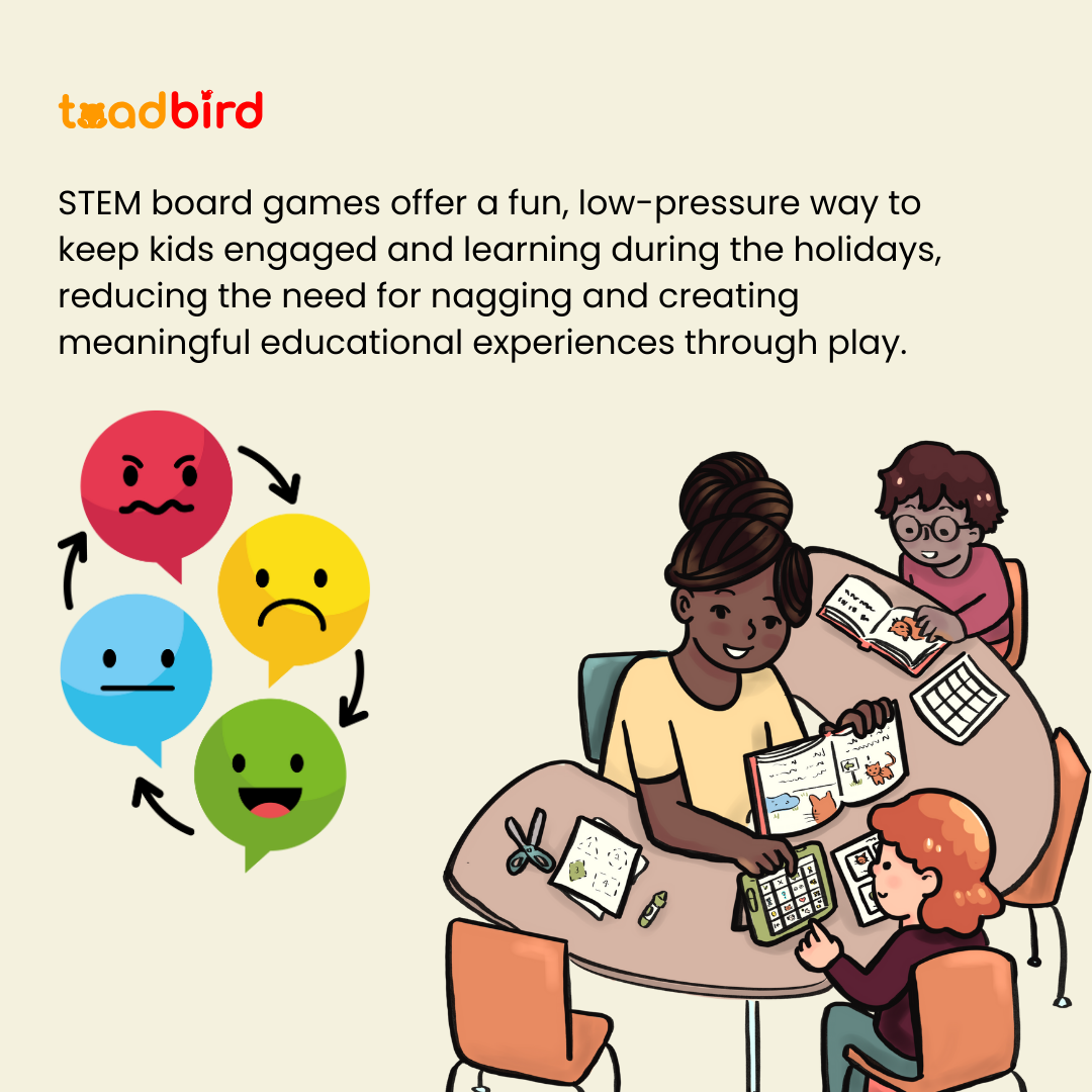 For parents, this means fewer battles over study time and more happy holidays filled with interactive learning opportunities.