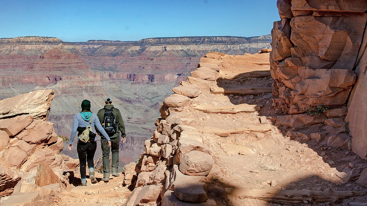 Grand Canyon, 2 hikers