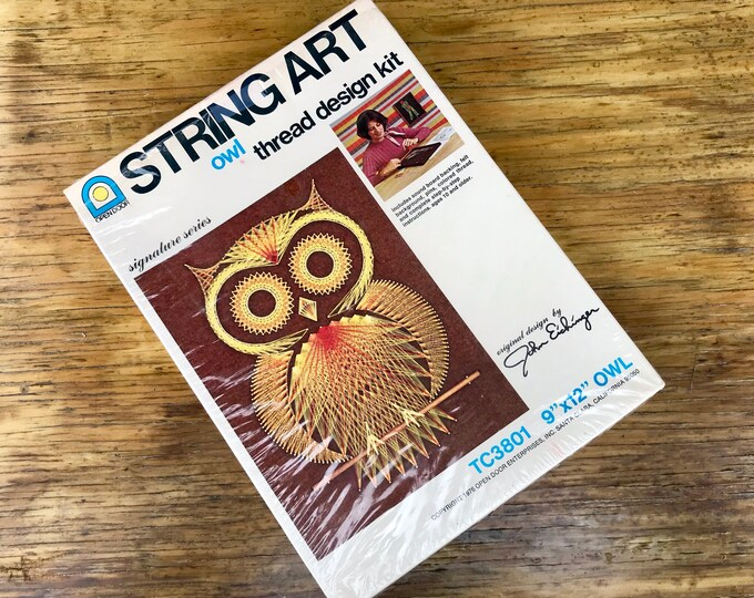 String art kits made available to the public to craft weaved the art form into American's favorite home decor.