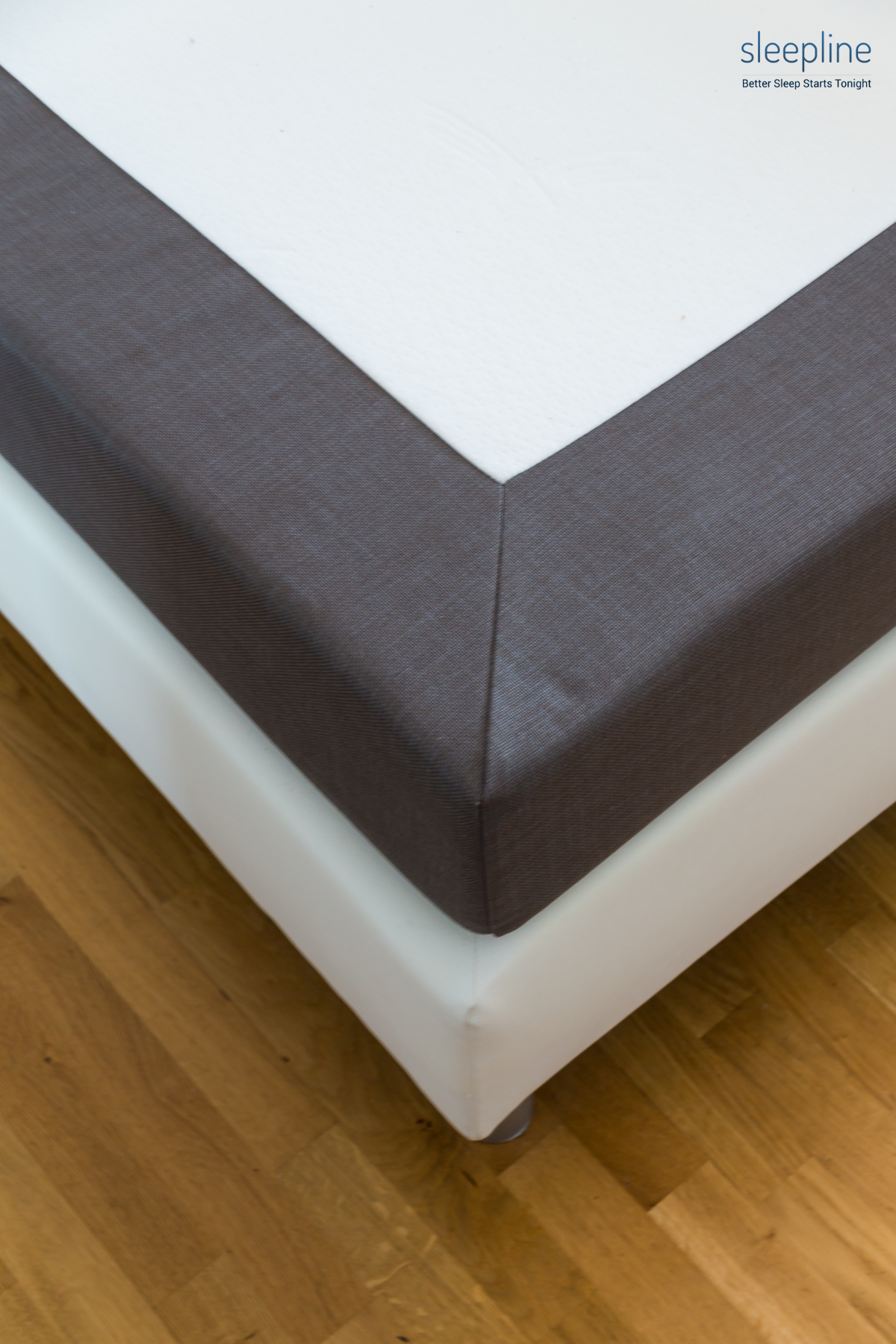 Close up of a box spring for a memory foam mattress