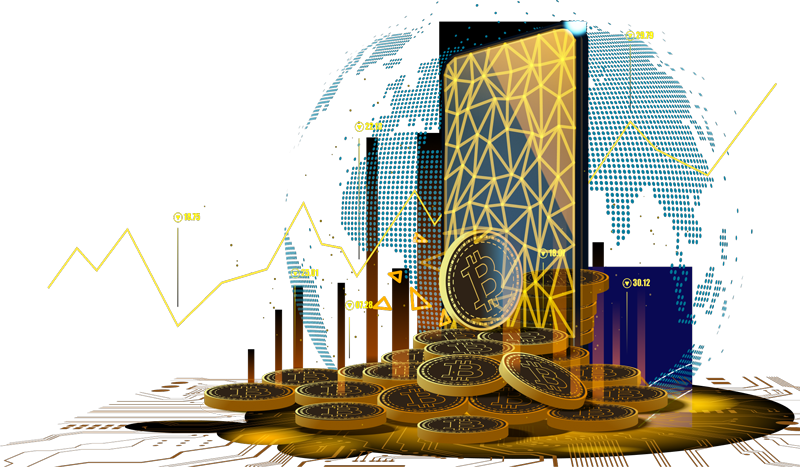 A comparative chart illustrating potential returns of crypto vs real estate investments.
