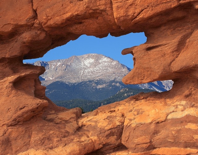 pikes peak, mountain, garden of the gods, colorado springs, COS