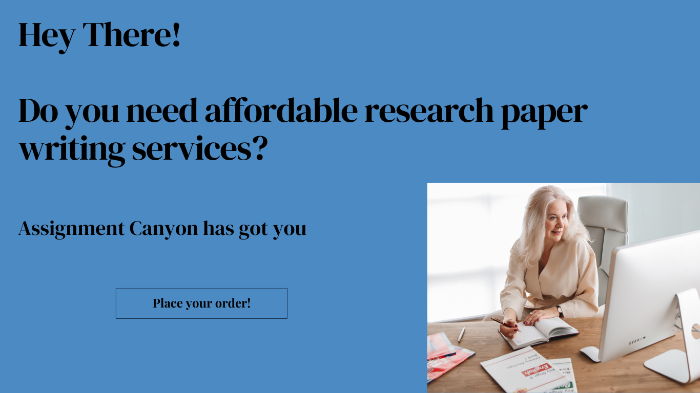 Do you need help with your research papers? - Look no further, we offer affordable research paper writing services 