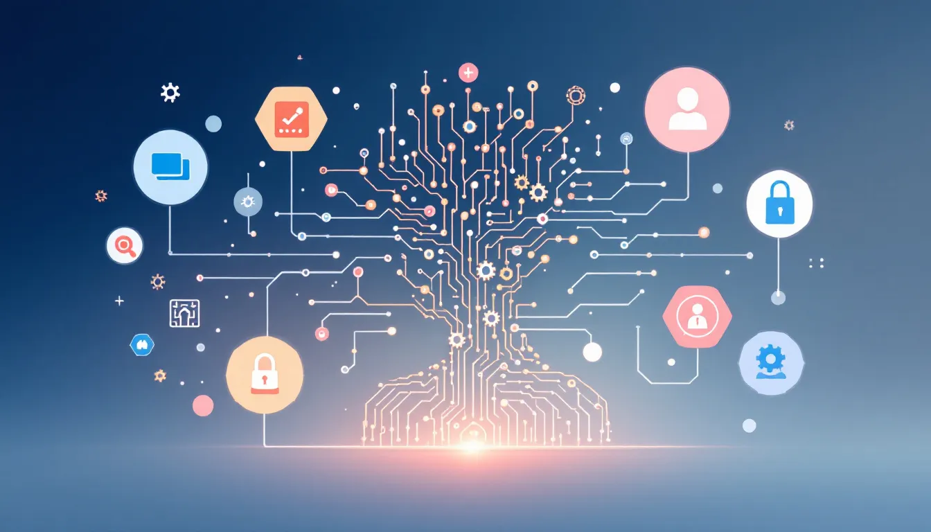 An artistic depiction of ethical considerations in AI use, highlighting important aspects.