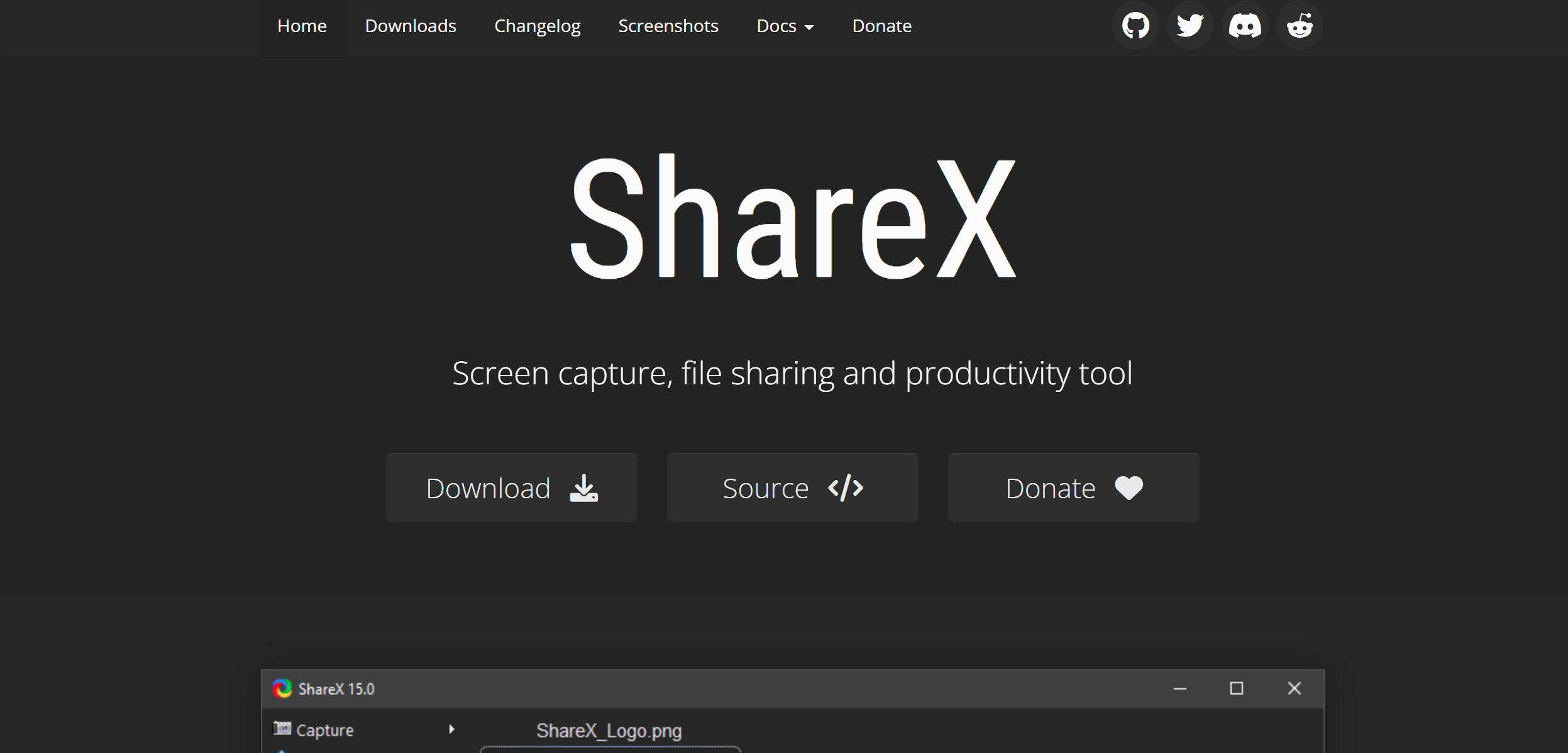 ShareX - best screen recording software