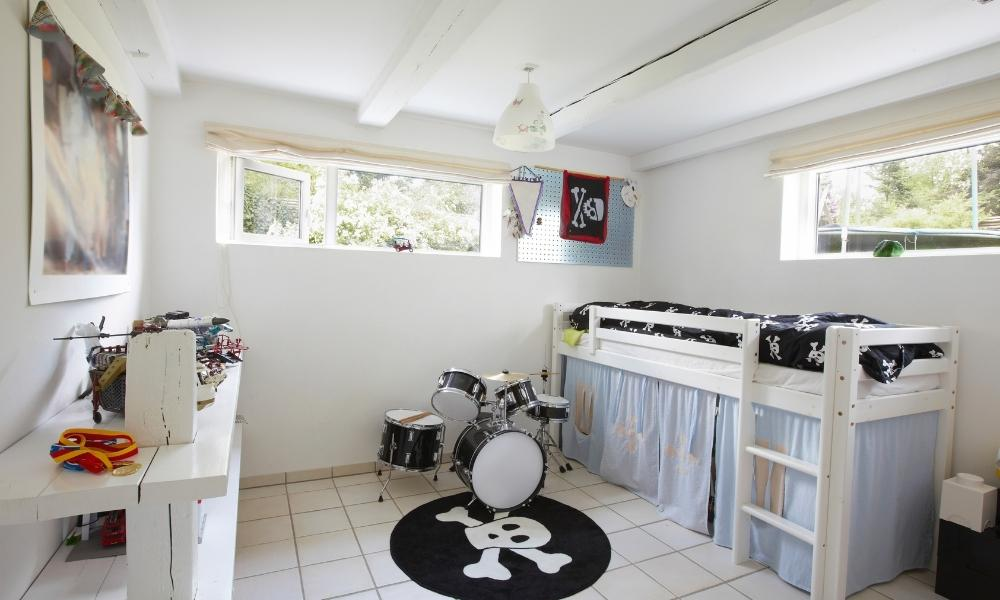 unfinished basement ideas