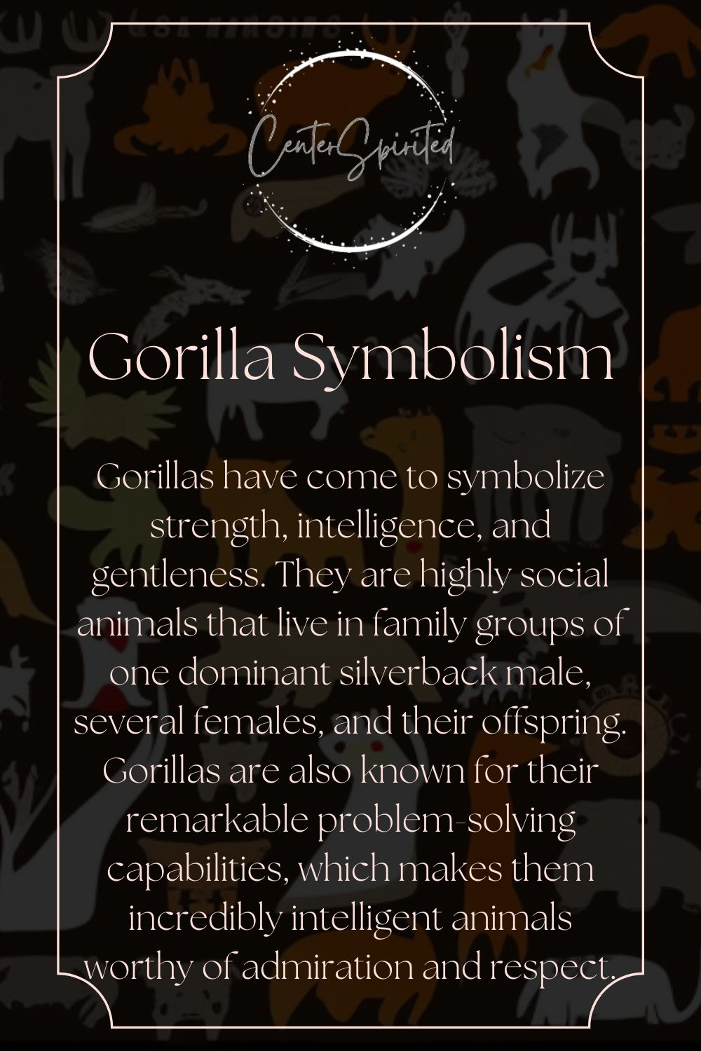 what does it mean when you see a gorilla