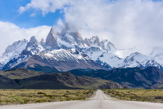 landscape, mountains, road