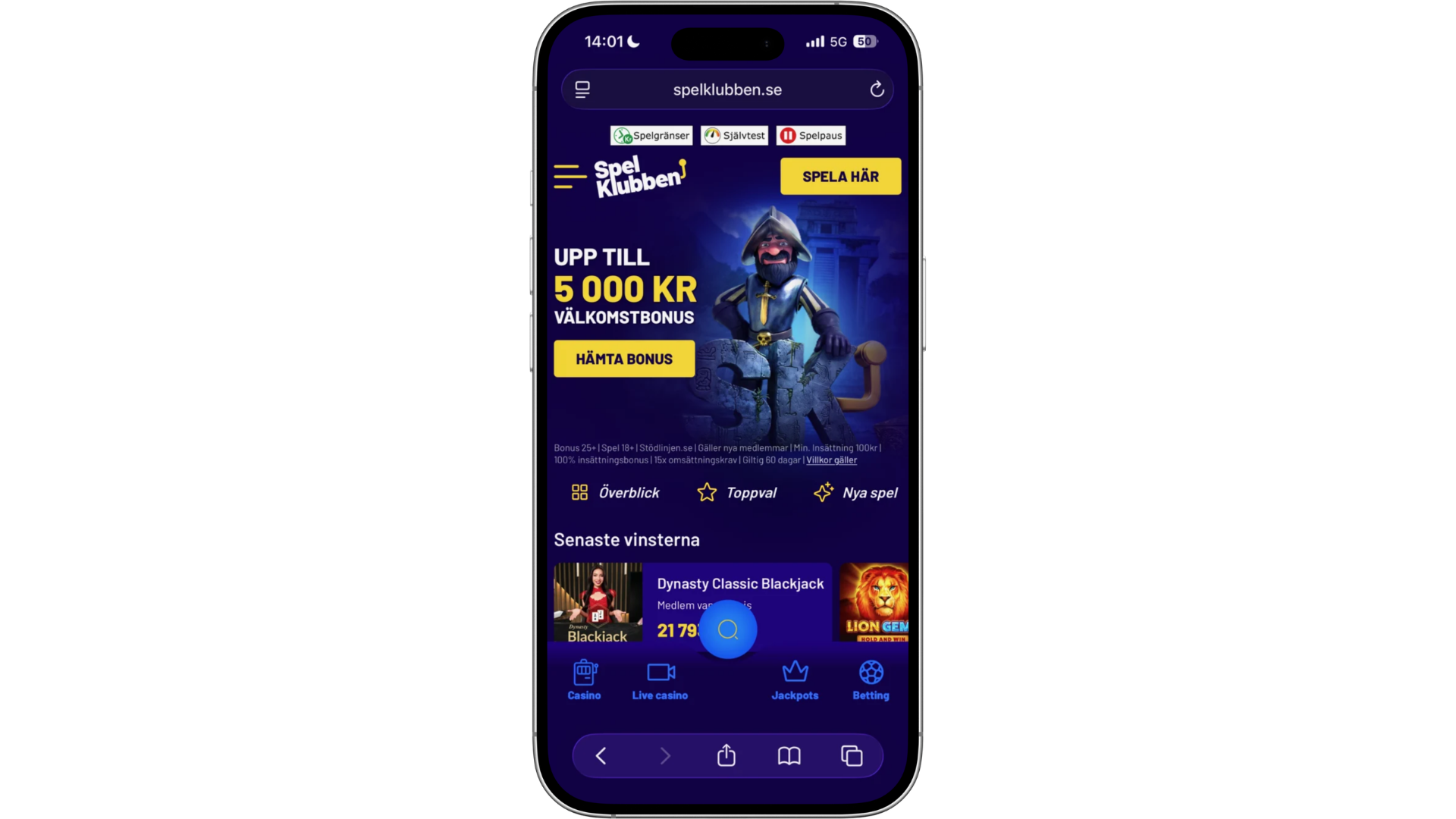 Spelklubben i mobilen