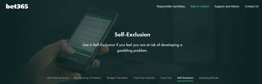 responsible gambling at bet365 kansas
