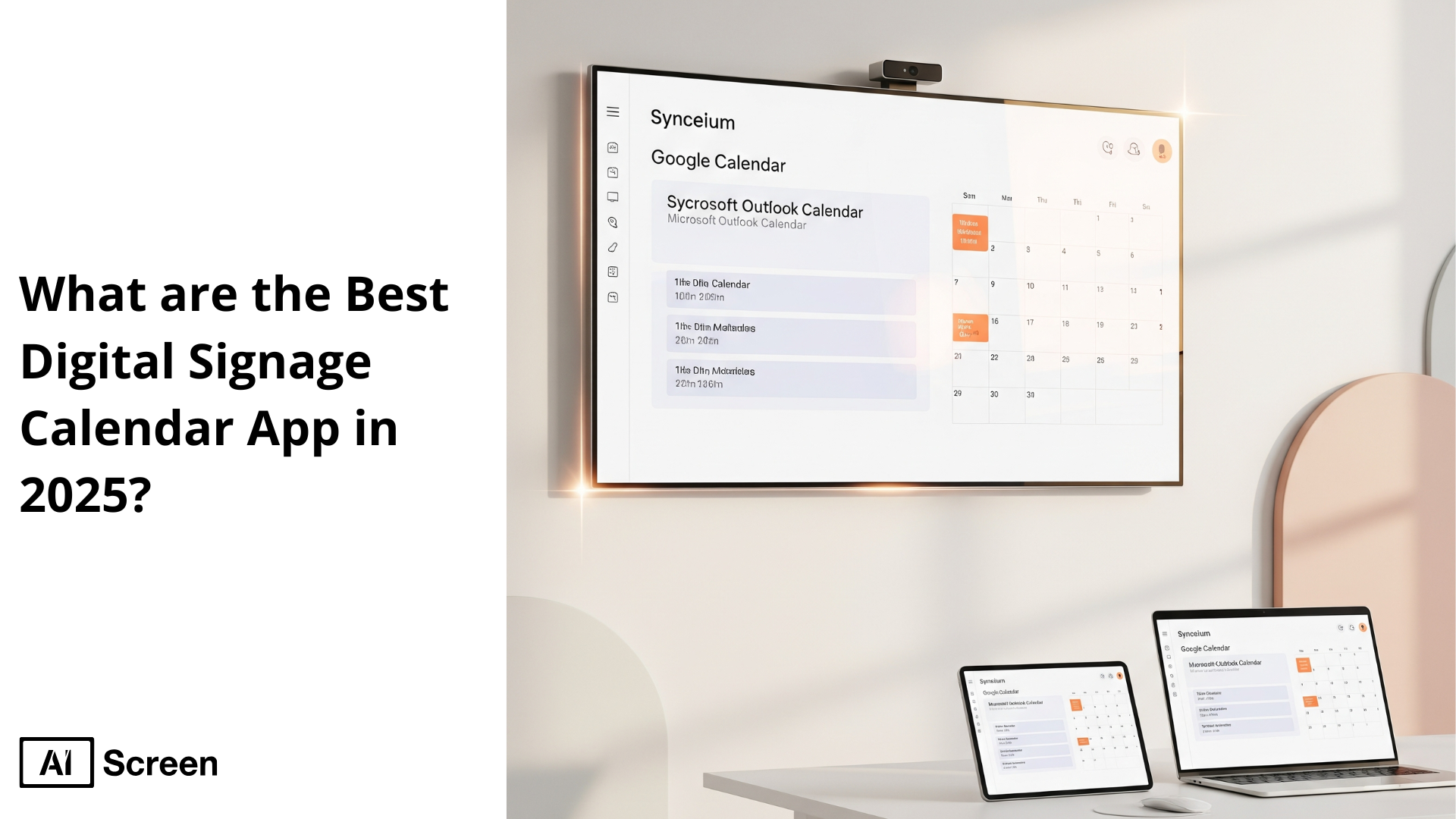 What are the Best Digital Signage Calendar App in 2026? 1 best digital signage calendar apps