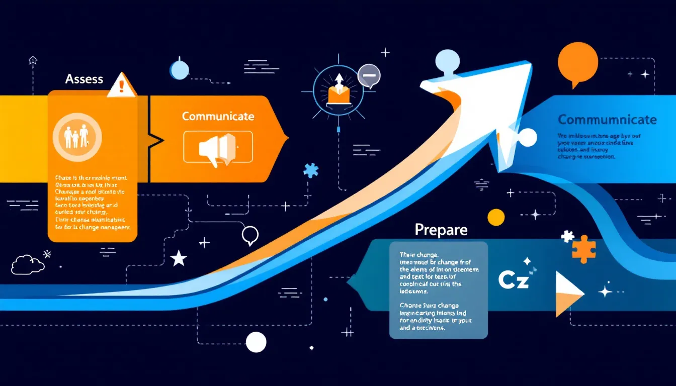 An illustration of tools and techniques for managing change effectively.