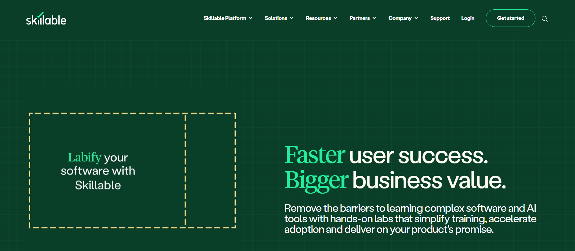 Skillable hands-on virtual lab platform enabling cloud-based software training, product adoption, and technical skills development.