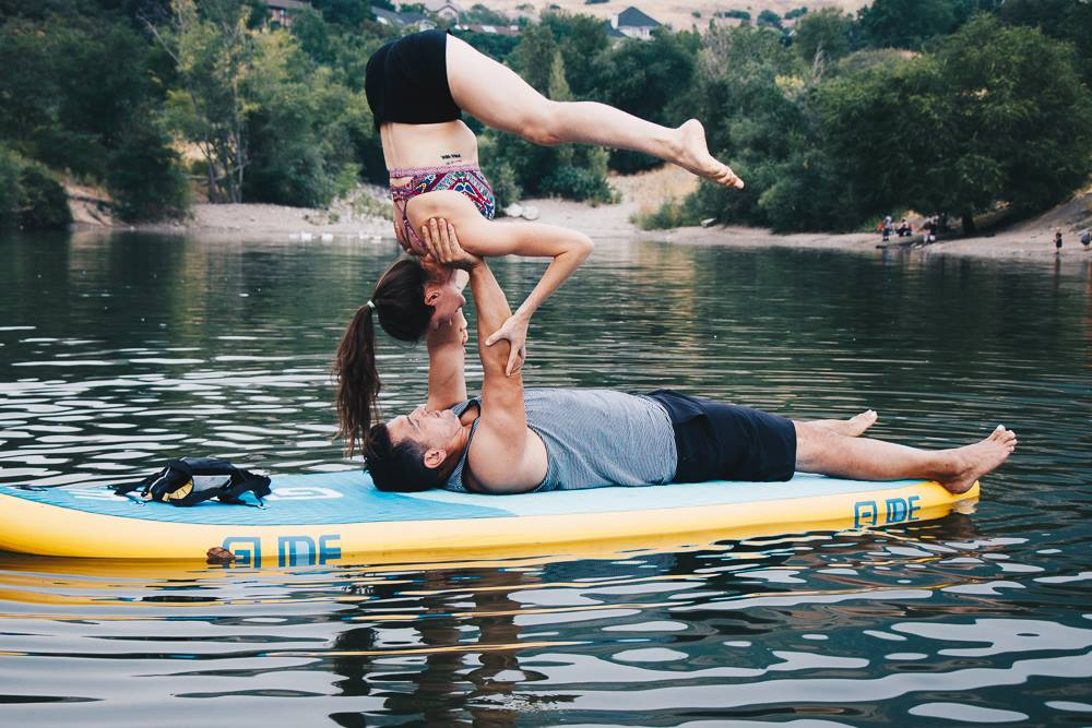 Best yoga inflatable boards and best yoga solid boards are the Glide Lotus.