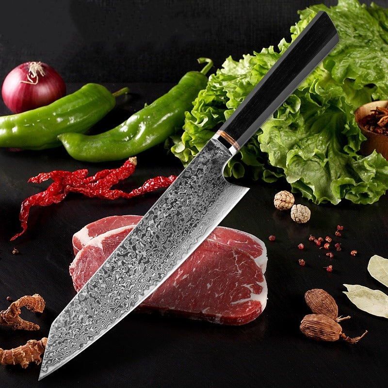 Kiritsuke (きりつけ) Japanese Damascus Steel Chefs Knife