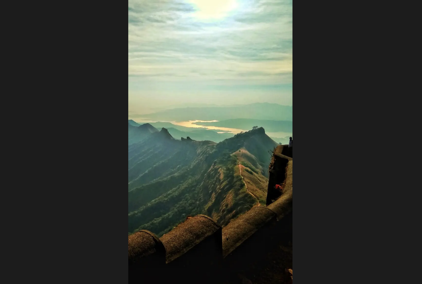 Raigad Fort view