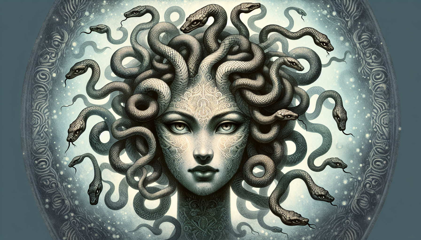 Empowering Medusa tattoo symbolizing female strength