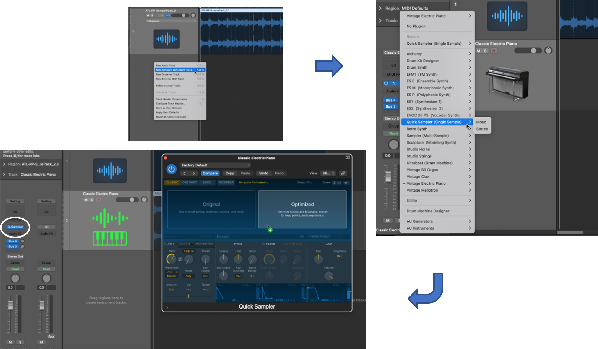 how to sample in logic pro x