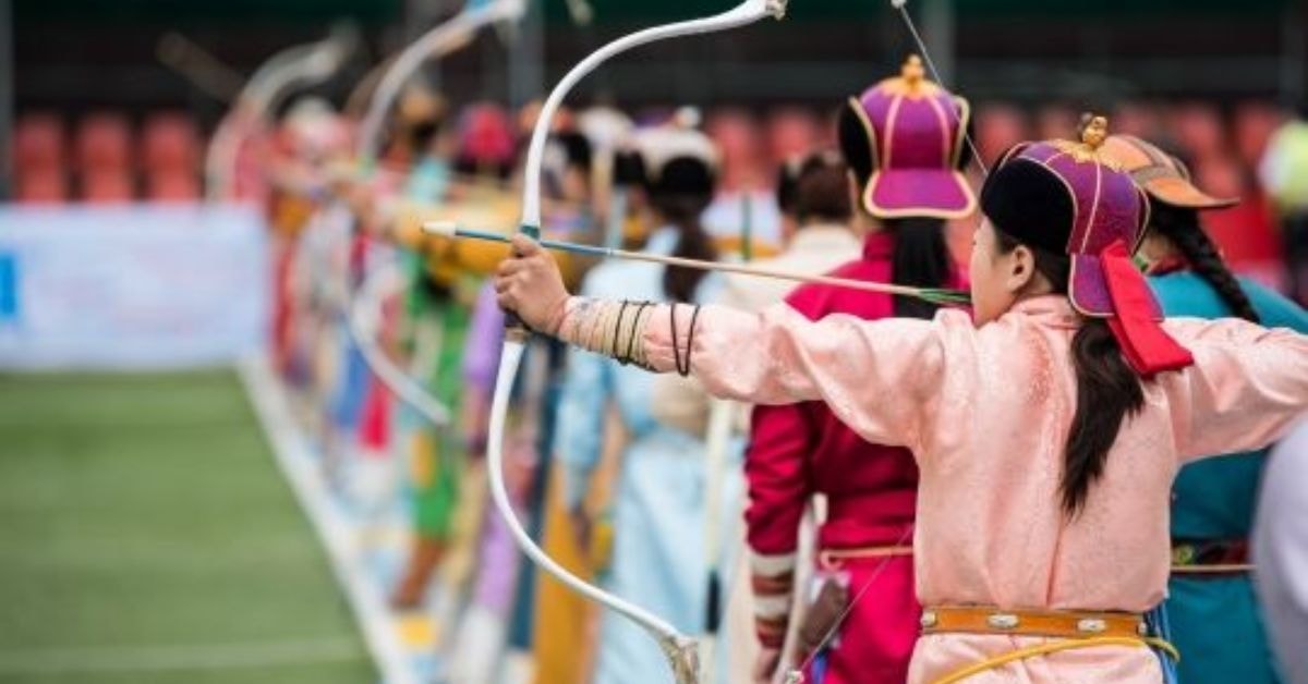 Mongol naadam Archery