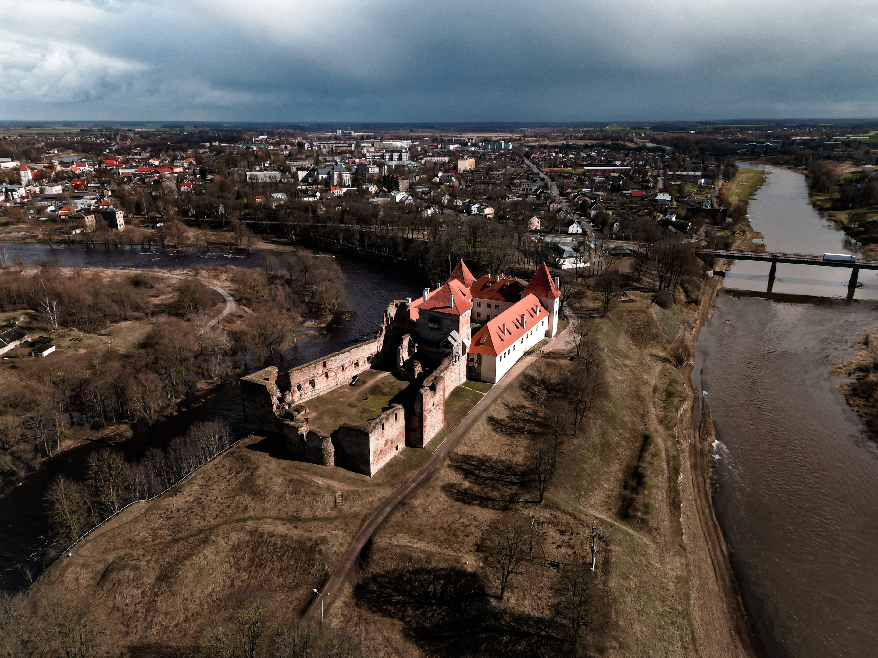 Lettland Sehenswürdigkeiten Burg Bauska
