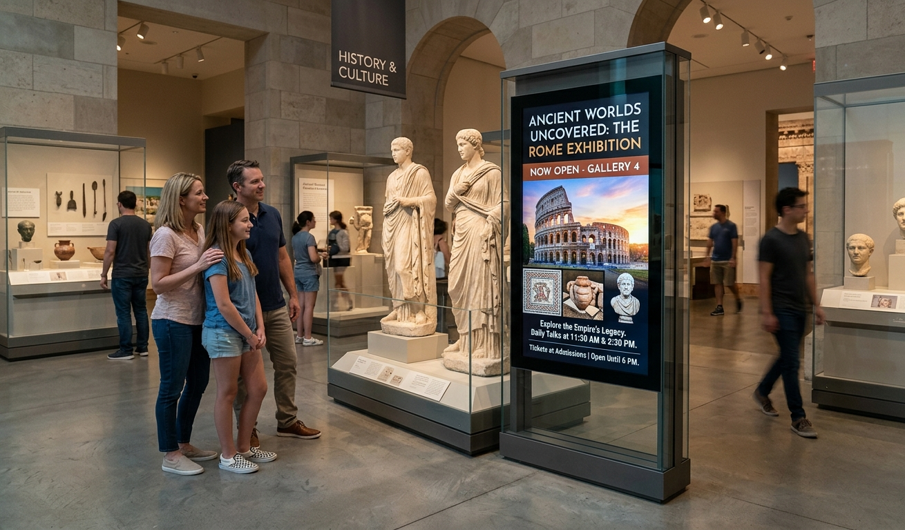 6 Best Digital Signage Software Companies for Museums in 2026 2 the benefits of digital signage software for museums