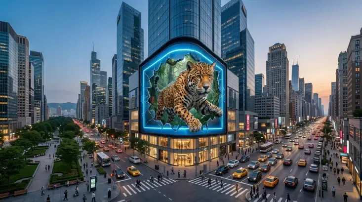 How Do 3D Digital Signage Billboards Work? 3 eye-catching 3D effect