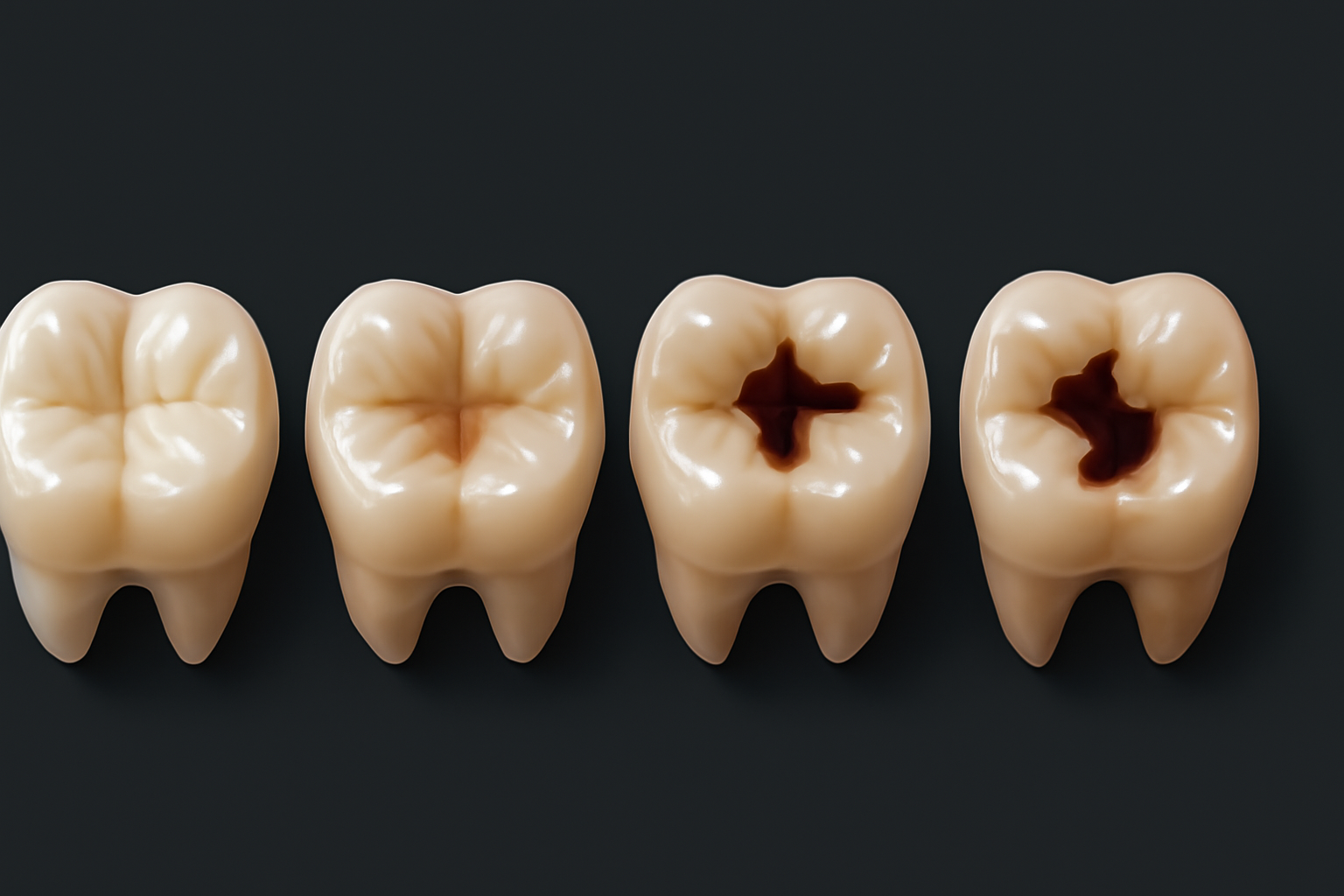 Karies gradering: Fra første flekk til dype hull – hva betyr det? Karies gradering: Fra første flekk til dype hull – hva betyr det?